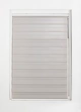 Load image into Gallery viewer, Light Grey Day and Night Roller Blinds - Zebra Blind Dim or Translucent Vision Roller Shades for Windows and Doors - Dual Layer Fabric