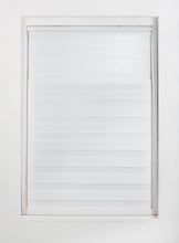 Load image into Gallery viewer, White Day and Night Roller Blinds - Zebra Blind Dim or Translucent Vision Roller Shades for Windows and Doors - Dual Layer Fabric