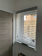 Load image into Gallery viewer, Light Grey Wood 50mm Slat Venetian Blind
