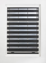 Load image into Gallery viewer, Black Day and Night Roller Blinds - Zebra Blind Dim or Translucent Vision Roller Shades for Windows and Doors - Dual Layer Fabric