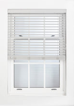 Load image into Gallery viewer, Light Grey Wood 50mm Slat Venetian Blind