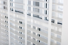 Load image into Gallery viewer, White Taped Wood 50mm Slat Venetian Blind
