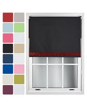 Load image into Gallery viewer, Customised Blackout Roller Blind With Glitter Trim