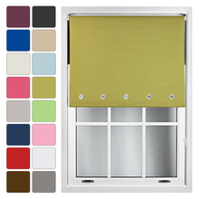Load image into Gallery viewer, Round Eyelet Blackout Roller Blind