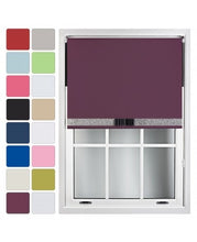 Load image into Gallery viewer, Blackout Roller Blind Customised With Glitter Trim And Bow