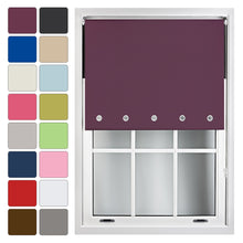 Load image into Gallery viewer, Round Eyelet Blackout Roller Blind