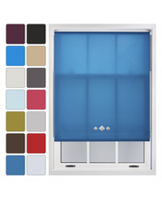 Load image into Gallery viewer, Triple Diamond Eyelet Daylight Roller Blind
