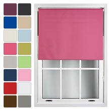 Load image into Gallery viewer, Plain Blackout Roller Blind