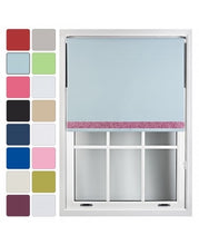 Load image into Gallery viewer, Customised Blackout Roller Blind With Glitter Trim