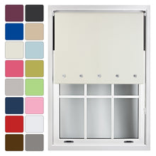 Load image into Gallery viewer, Round Eyelet Blackout Roller Blind