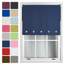 Load image into Gallery viewer, Round Eyelet Blackout Roller Blind