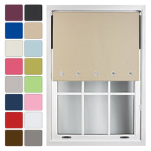 Load image into Gallery viewer, Round Eyelet Blackout Roller Blind