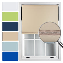 Load image into Gallery viewer, Blackout Roller Blind Customised With A Diamanté Braid
