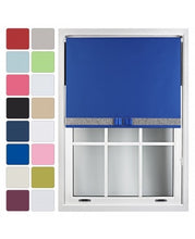 Load image into Gallery viewer, Blackout Roller Blind Customised With Glitter Trim And Bow
