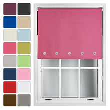 Load image into Gallery viewer, Round Eyelet Blackout Roller Blind