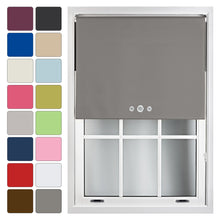 Load image into Gallery viewer, Triple Circle Eyelet Blackout Roller Blind