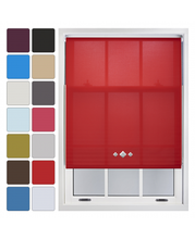 Load image into Gallery viewer, Triple Diamond Eyelet Daylight Roller Blind