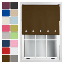 Load image into Gallery viewer, Round Eyelet Blackout Roller Blind