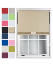 Load image into Gallery viewer, Blackout Roller Blind Customised With Glitter Trim And Bow