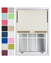 Load image into Gallery viewer, Blackout Roller Blind Customised With Glitter Trim And Bow