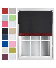 Load image into Gallery viewer, Customised Blackout Roller Blind With Glitter Trim
