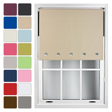 Load image into Gallery viewer, Square Eyelet Blackout Roller Blind
