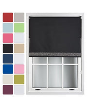 Load image into Gallery viewer, Customised Blackout Roller Blind With Glitter Trim
