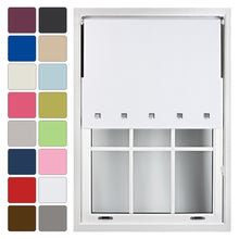 Load image into Gallery viewer, Square Eyelet Blackout Roller Blind

